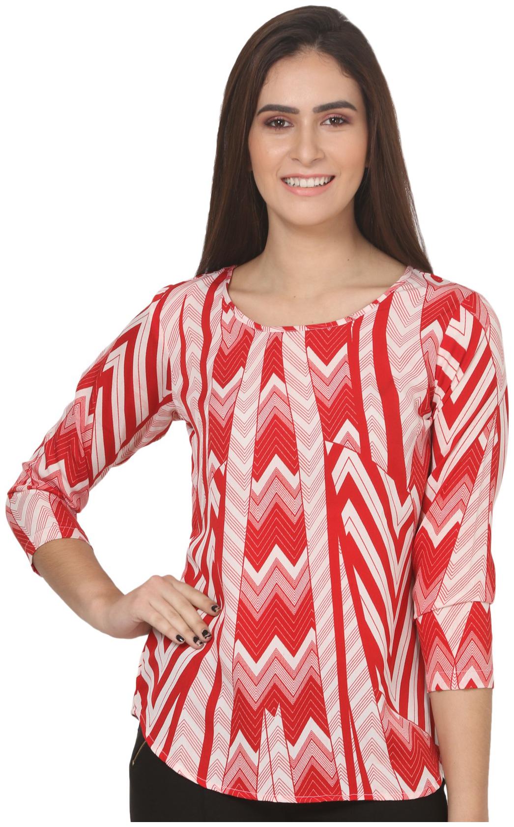 

VOGUE NATION Women Printed Regular top - Multi