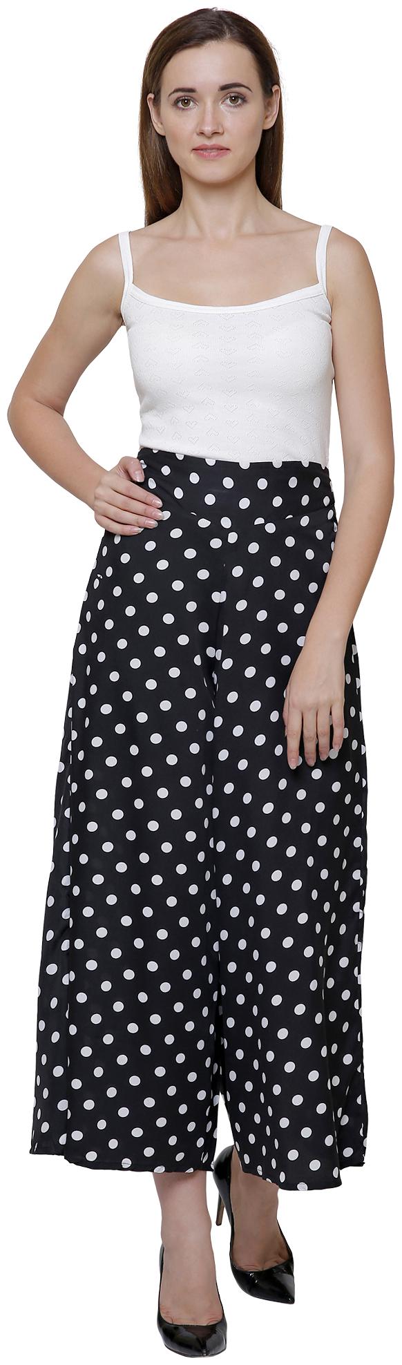 

VOGUE NATION Women Printed Poly Crepe Printed Palazzo Pants