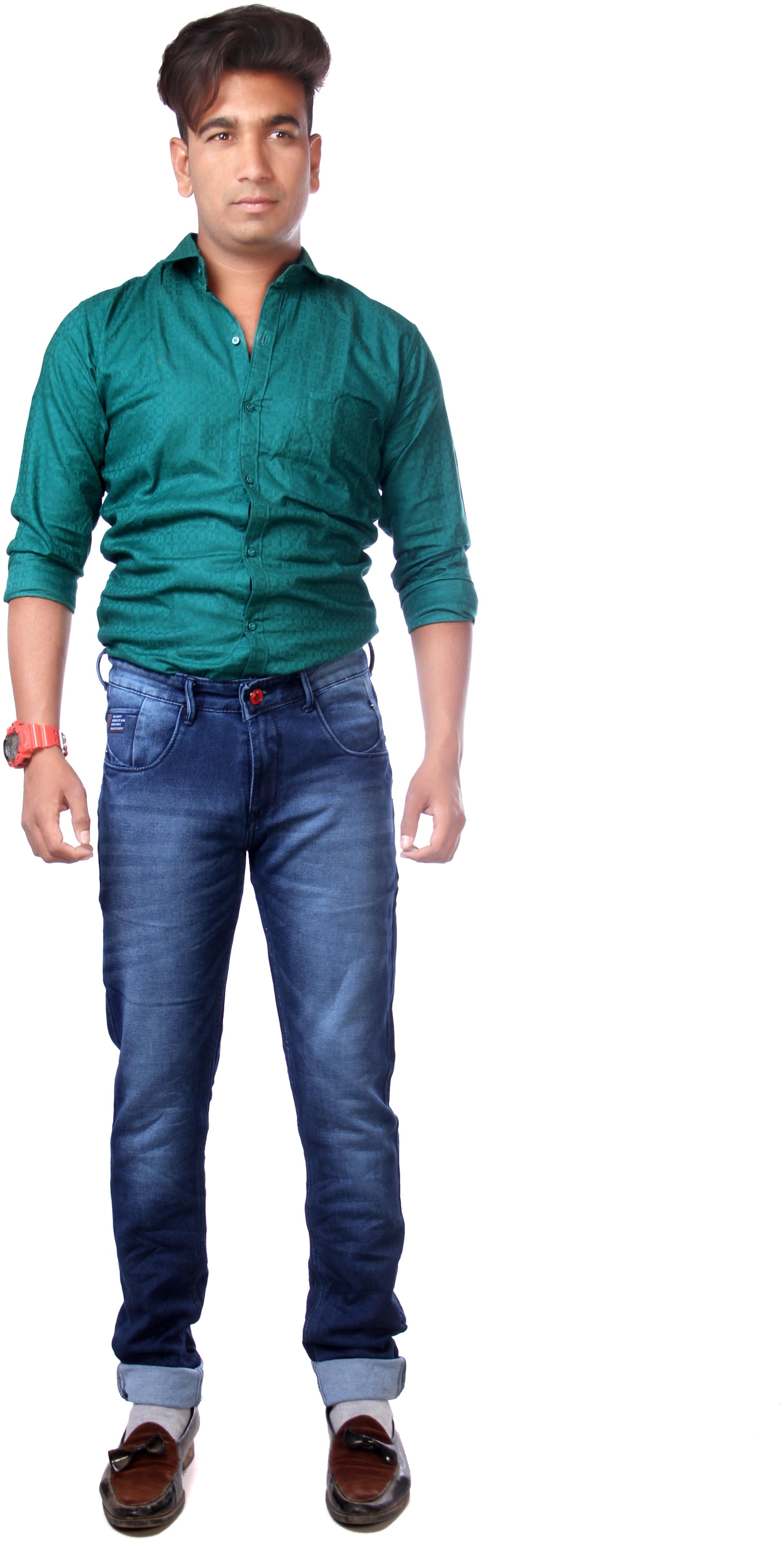

VOIZER Men Blue Slim Fit Jeans