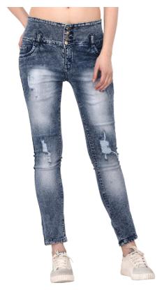 

VOXATI Women Grey Relaxed fit Jeans