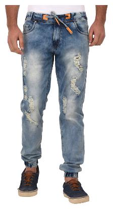 

VOXATI Men Blue Jogger Jeans
