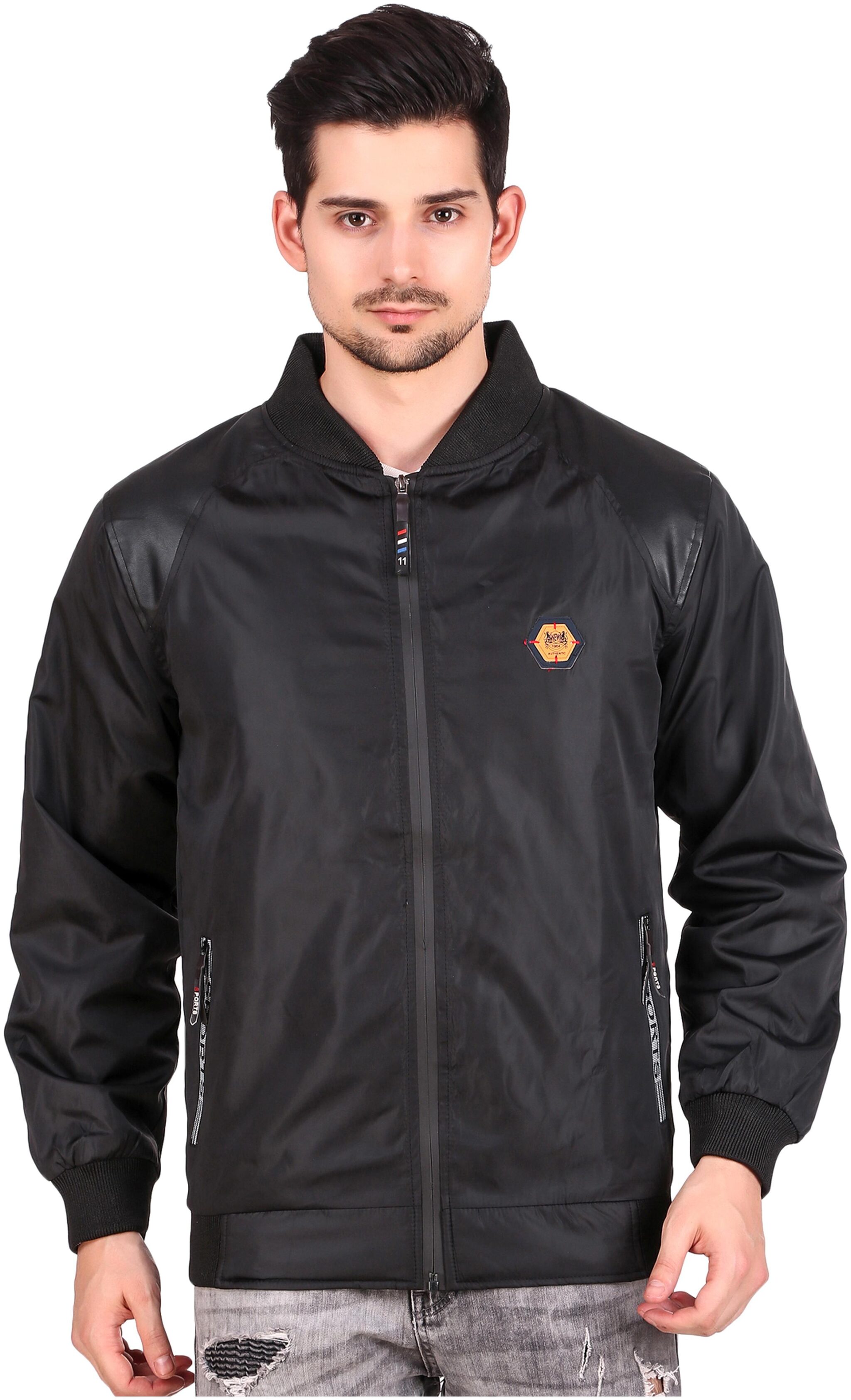 

VOXATI Men Slim Fit Jacket Black