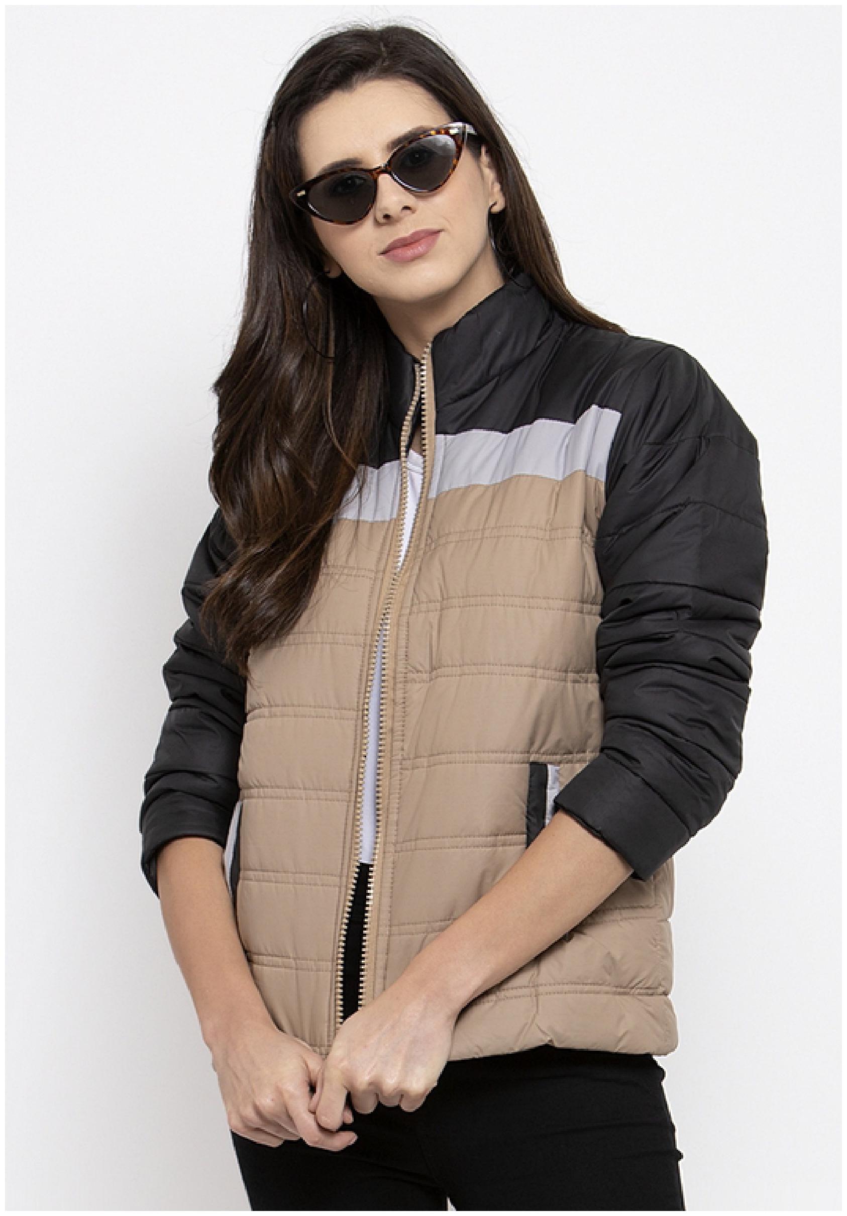

VOXATI Women Colorblocked Puffer Jacket - Multi