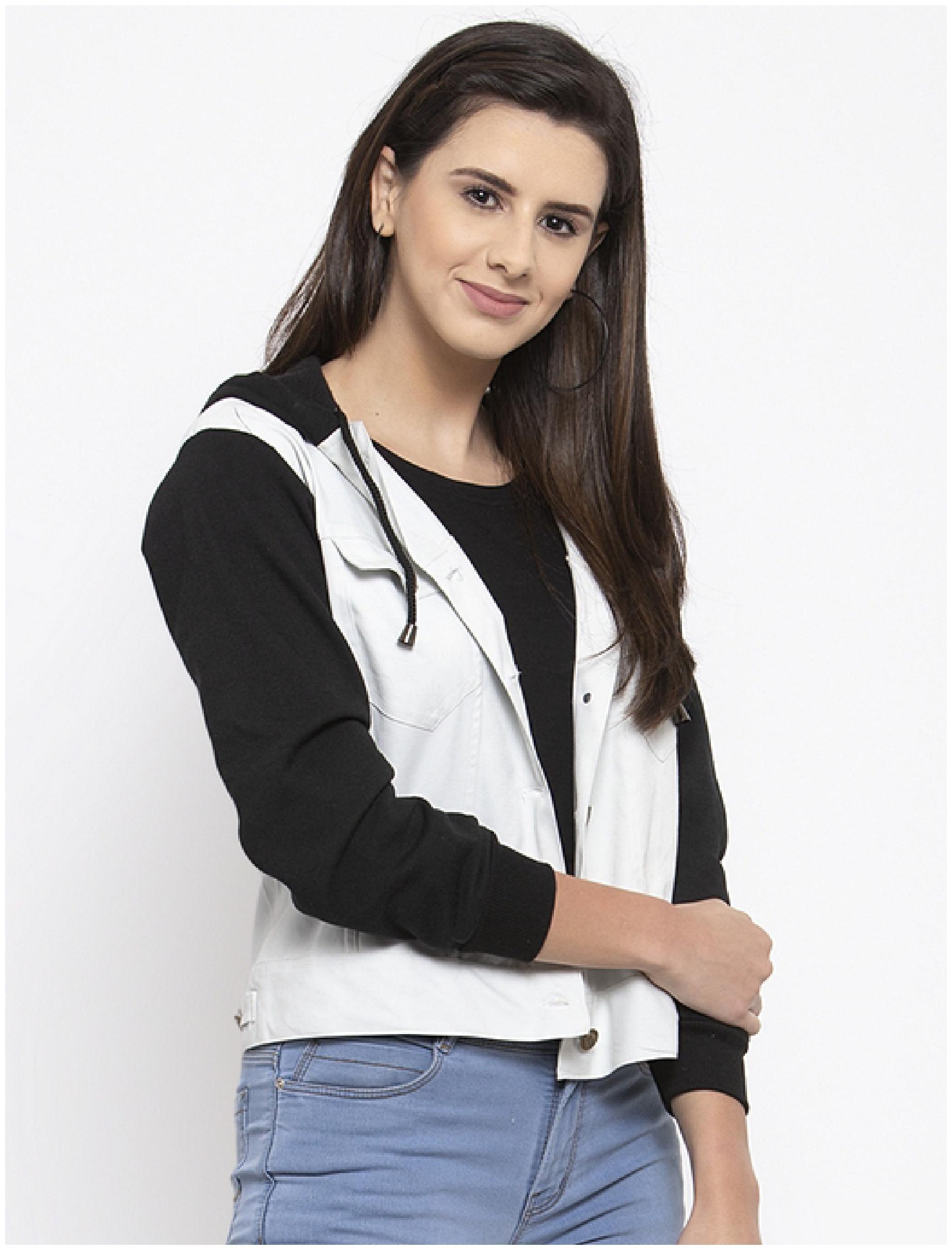 

VOXATI Women Summer jacket - Black White