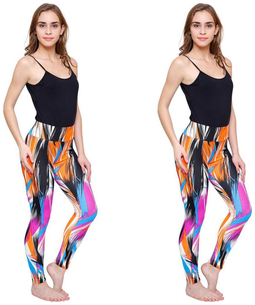 

VRITRAZ Printed Tights - Multi
