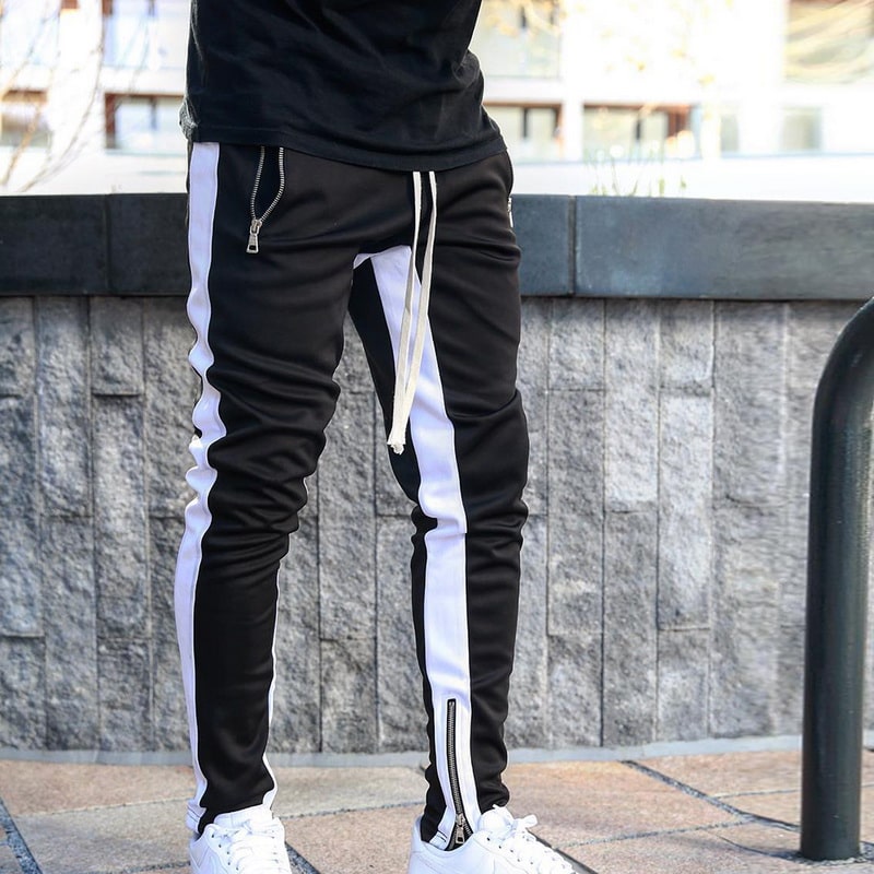 

VRMA Men Black Solid Regular fit Track pants