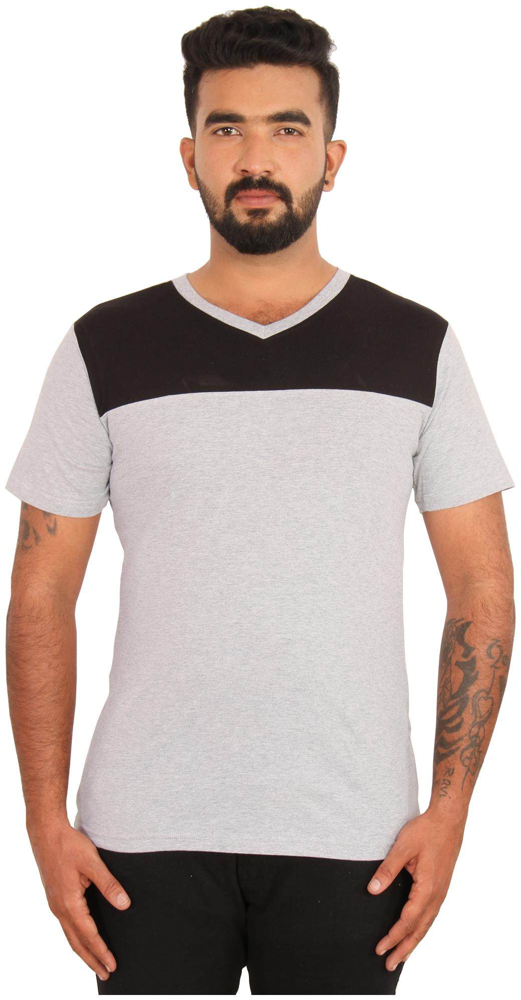 

VUYHAZ Men Multi Regular fit Cotton V neck T-Shirt - Pack Of 1