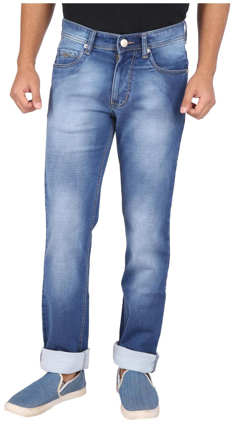 

Wabba Premium Knitted Stretch Jeans-Mid Blue
