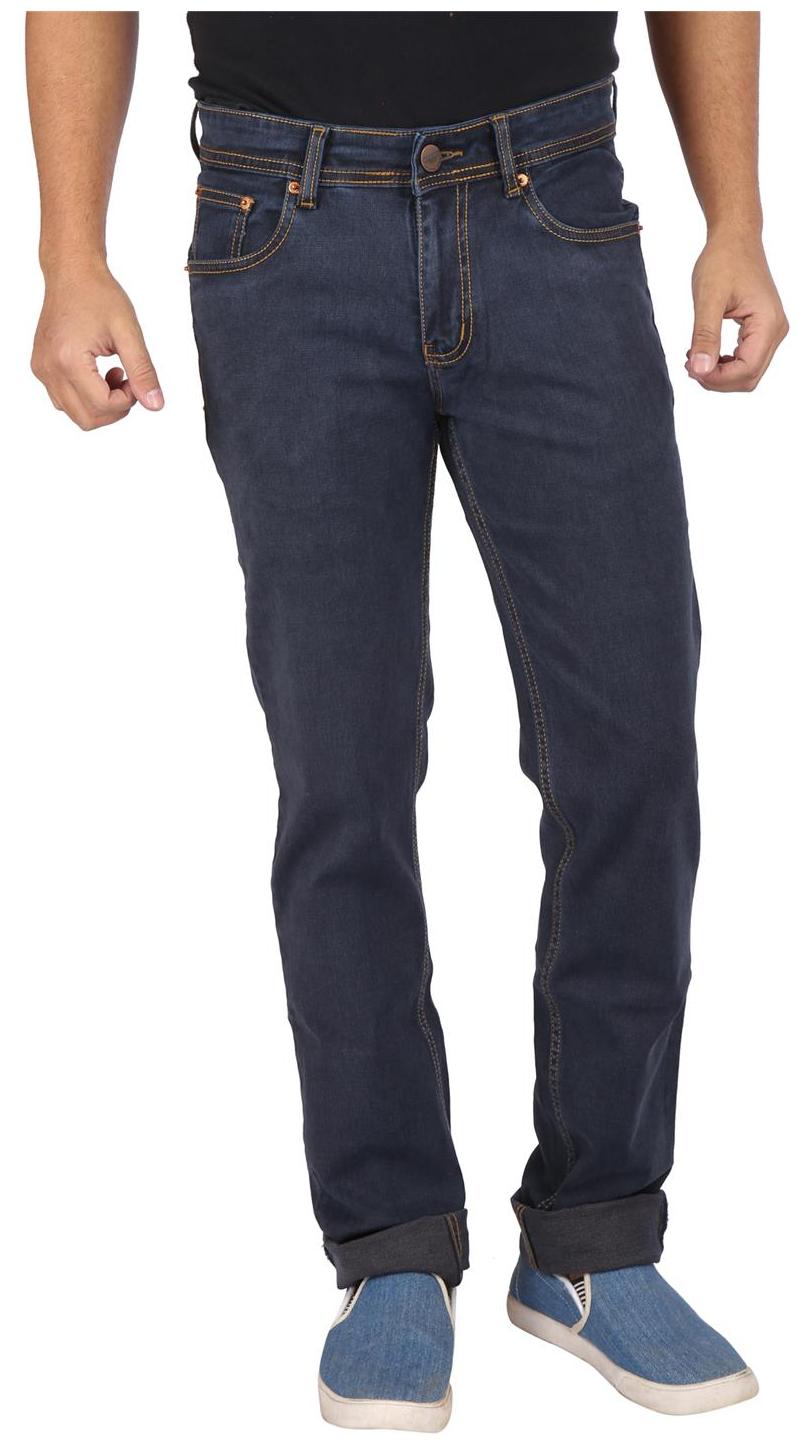 

Wabba Premium Leather Soft Feel Jeans-Stretch- Dark Faded Blue