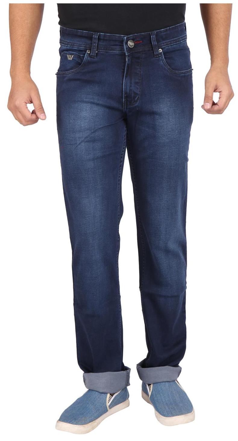 

Wabba Satin Stretch Jeans- Blue