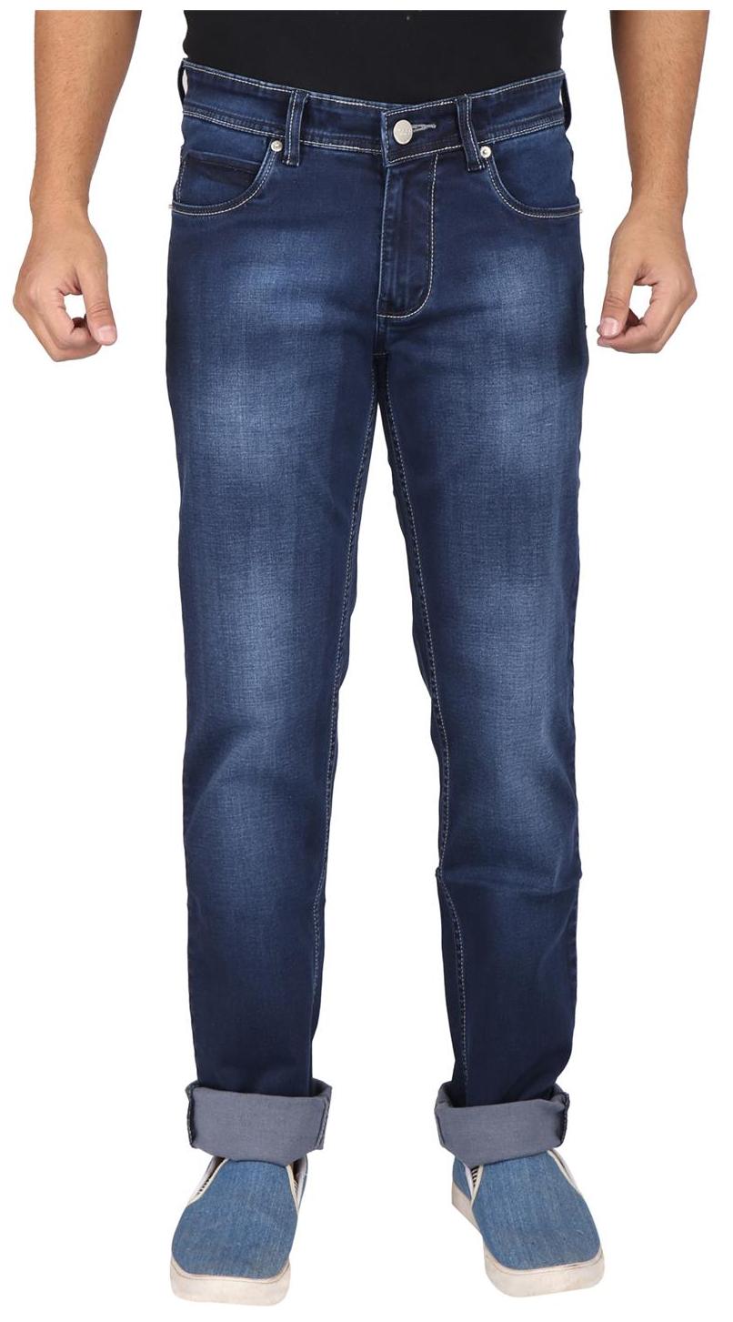 

Wabba Satin Stretch Jeans- Blue