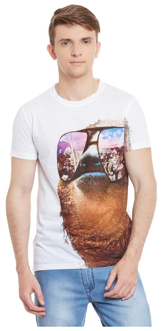 

Wear your Mind Men White Regular fit Polyester V neck T-Shirt - Pack Of 1