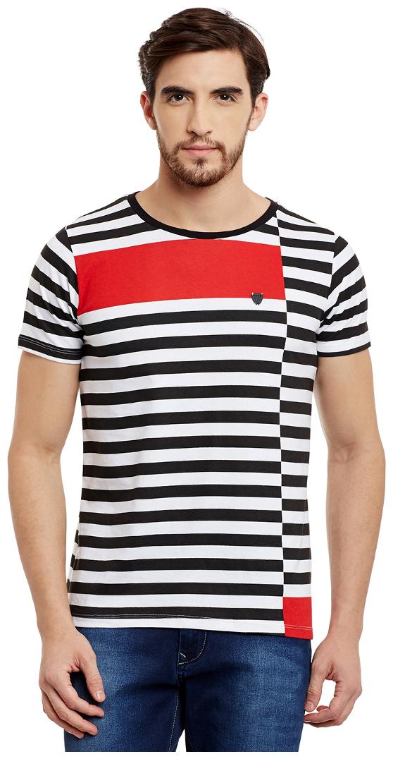 

Wear your Mind Men s Round Neck Printed T-Shirt - White