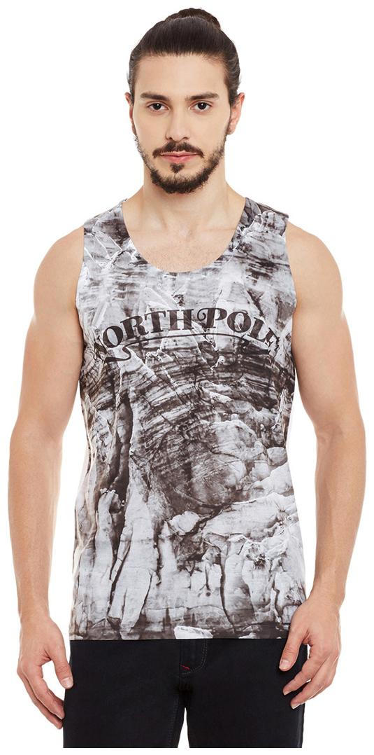 

Wear your Mind Men Grey Regular fit Polyester Round neck T-Shirt - Pack Of 1