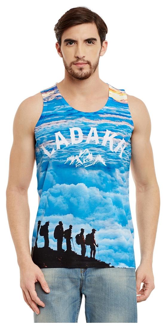 

Wear your Mind Men Blue Regular fit Polyester Round neck T-Shirt - Pack Of 1