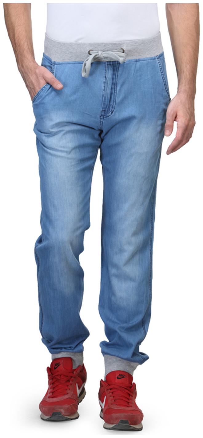 

Wear your Mind Men Blue Solid Skinny fit Regular trousers