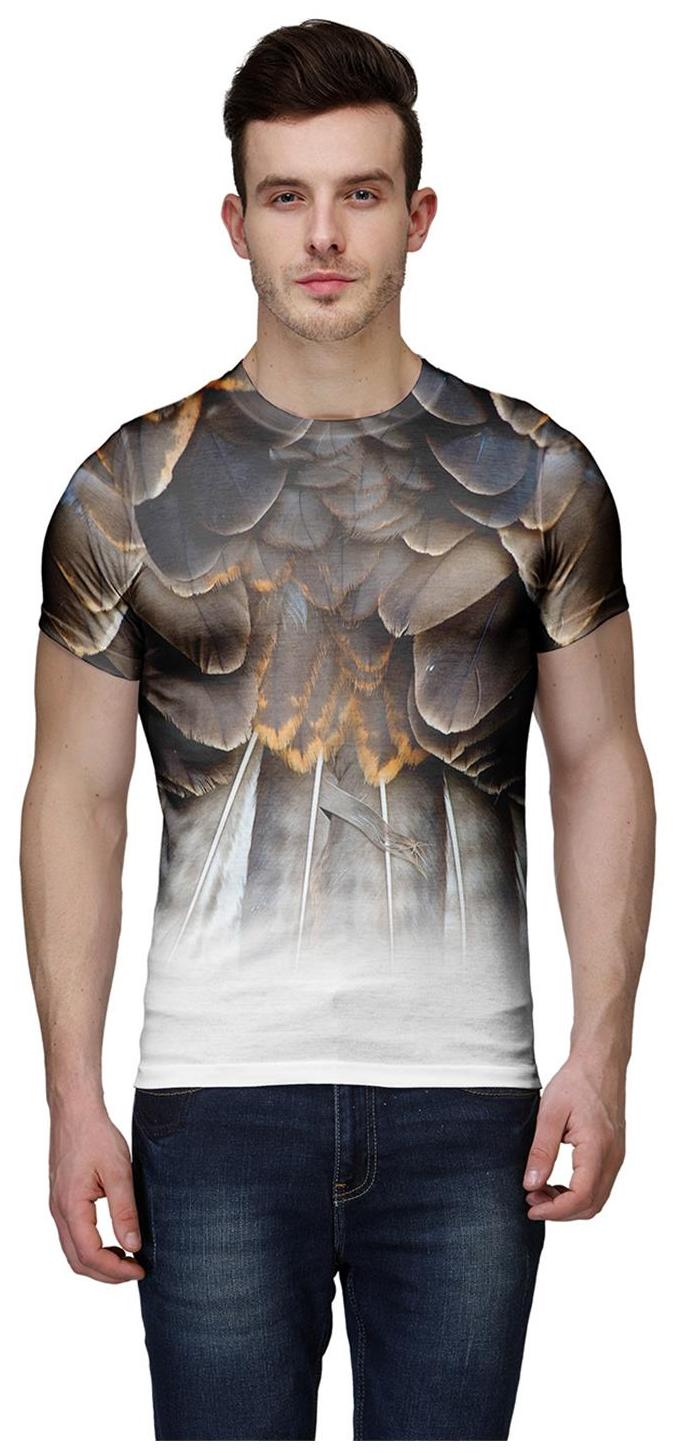 

Wear your Mind Men Brown Regular fit Cotton Round neck T-Shirt - Pack Of 1