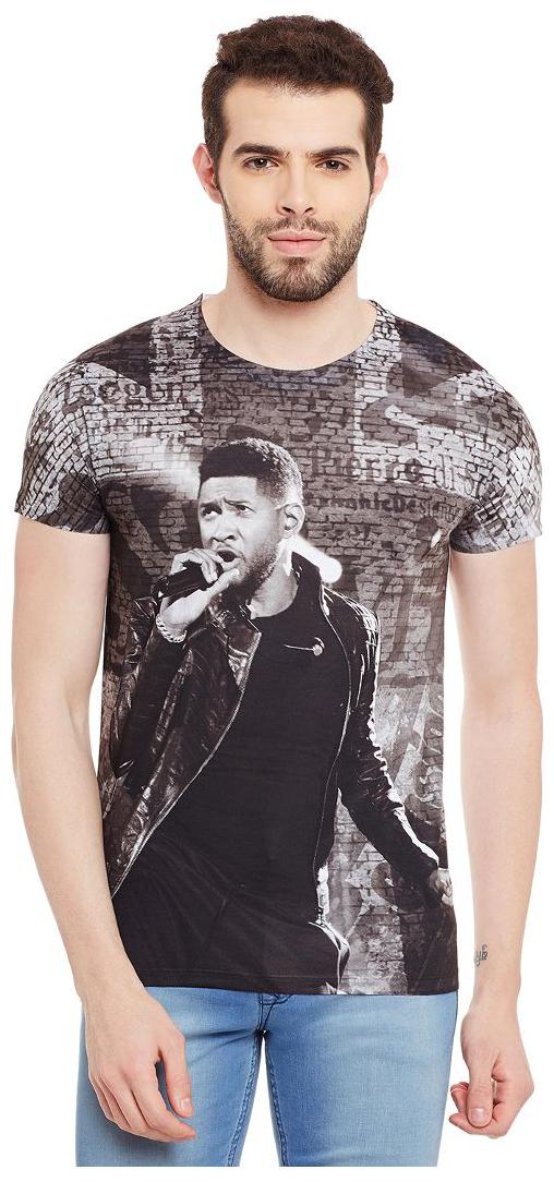 

Wear Your Mind Multicolour Polyester Printed Tshirt For Men