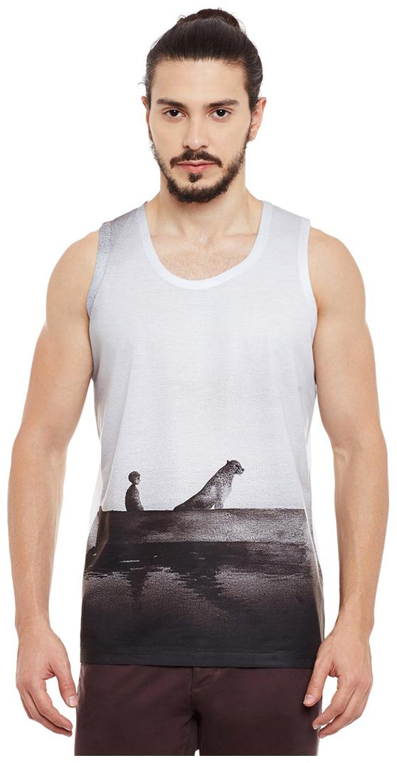 

Wear your Mind Men White Regular fit Polyester Round neck T-Shirt - Pack Of 1