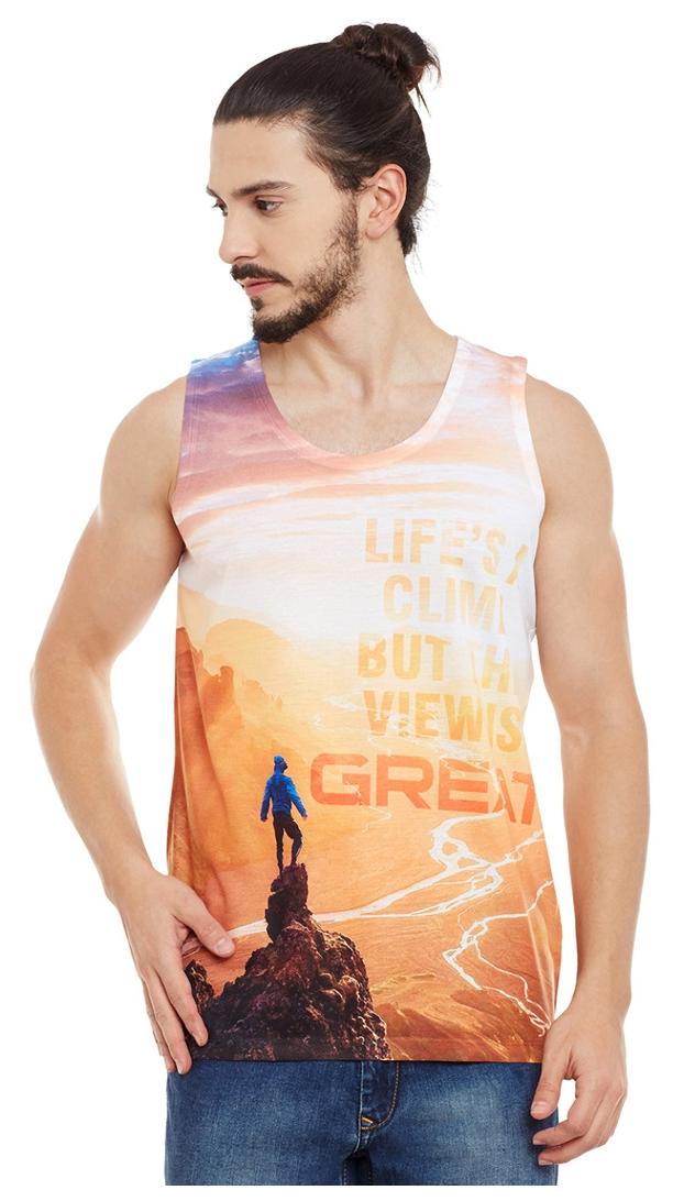 

Wear your Mind Men Multi Regular fit Polyester Round neck T-Shirt - Pack Of 1