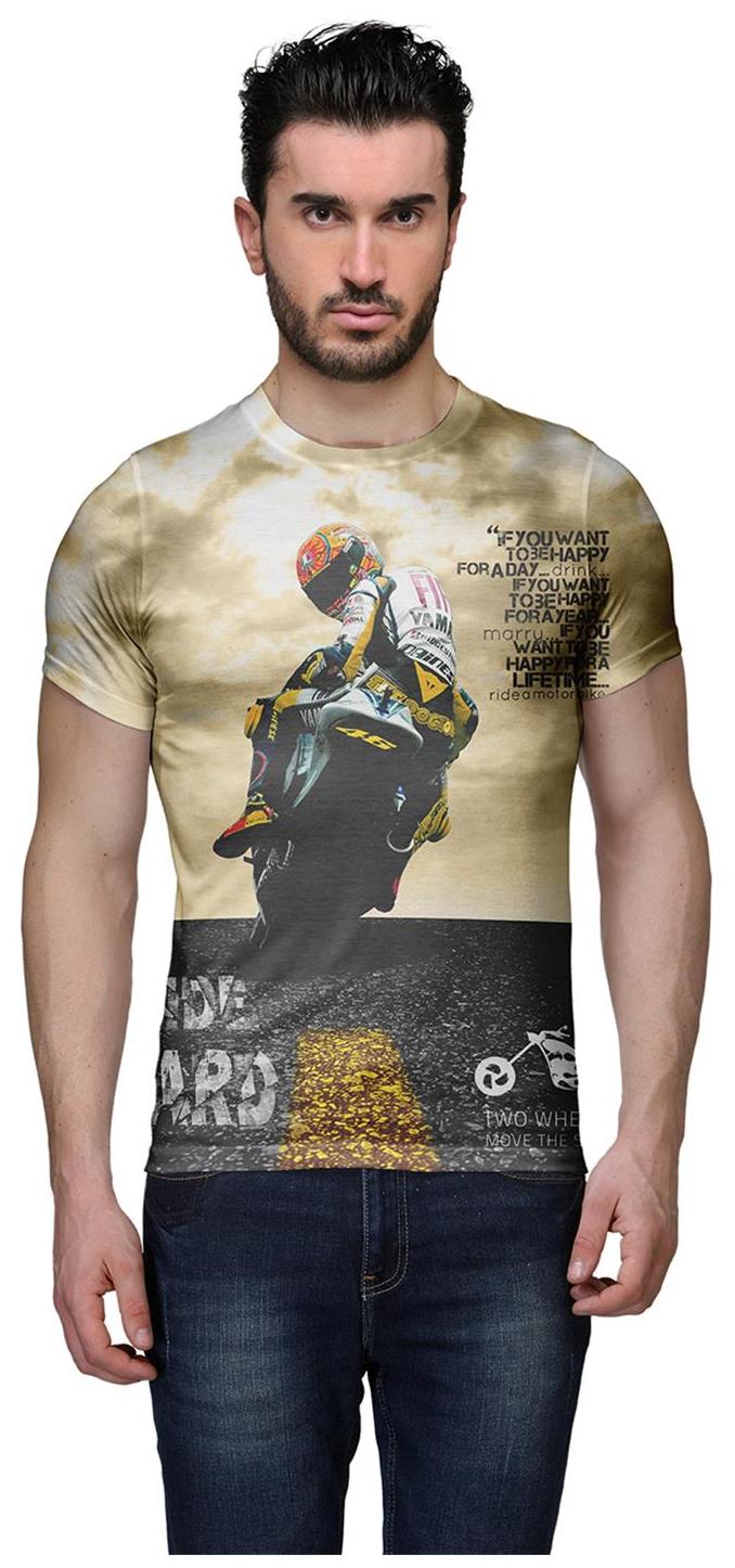 

Wear your Mind Men Grey Regular fit Cotton Round neck T-Shirt - Pack Of 1