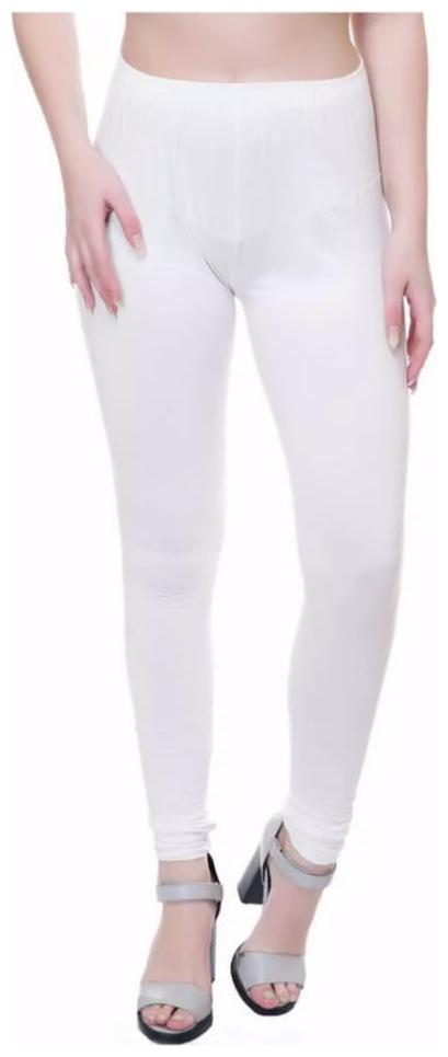 

WelvetToucH Cotton Churidar - White