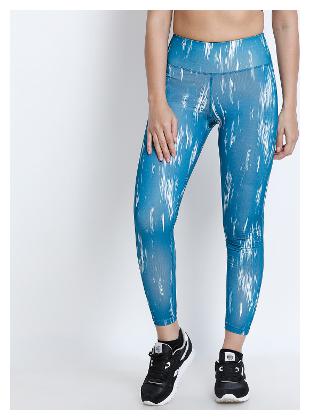 

West Vogue Geometric Tights - Blue