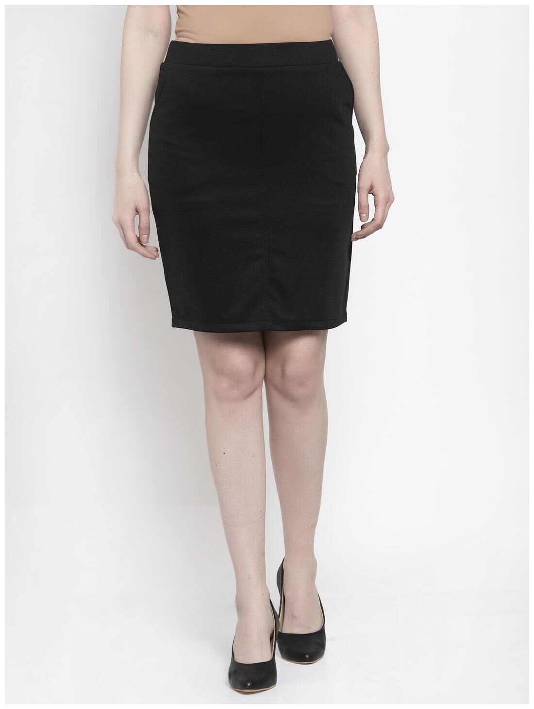 

Westwood Solid Straight skirt Mini Skirt - Black
