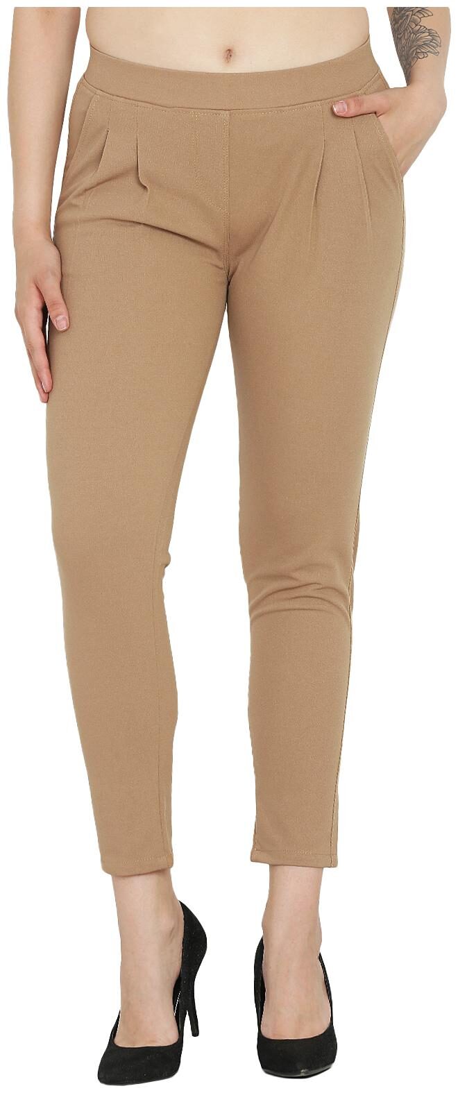 

Westwood Women Beige Regular fit Chinos