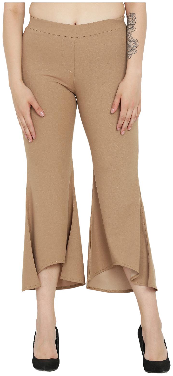 

Westwood Women Beige Regular fit Cropped trousers