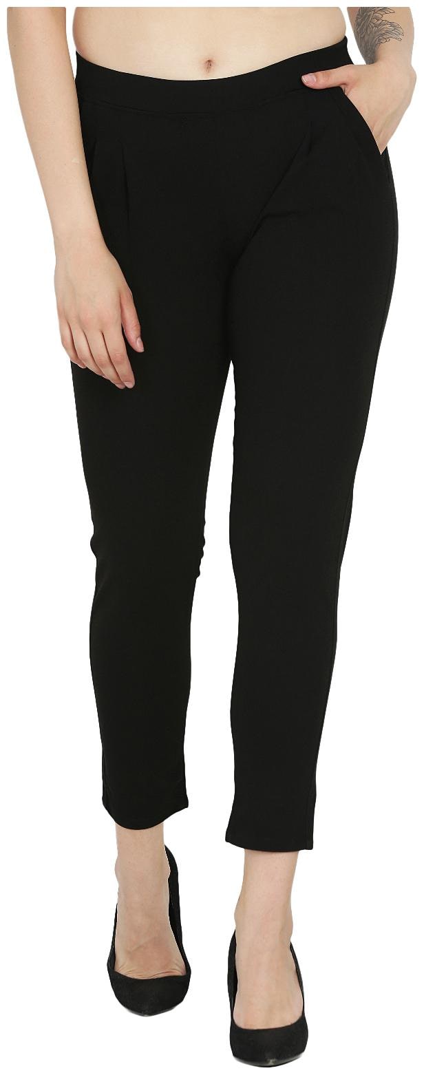 

Westwood Women Black Regular fit Chinos