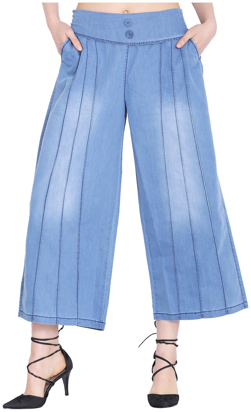 

Westwood Women Blue Flared fit Cullotes