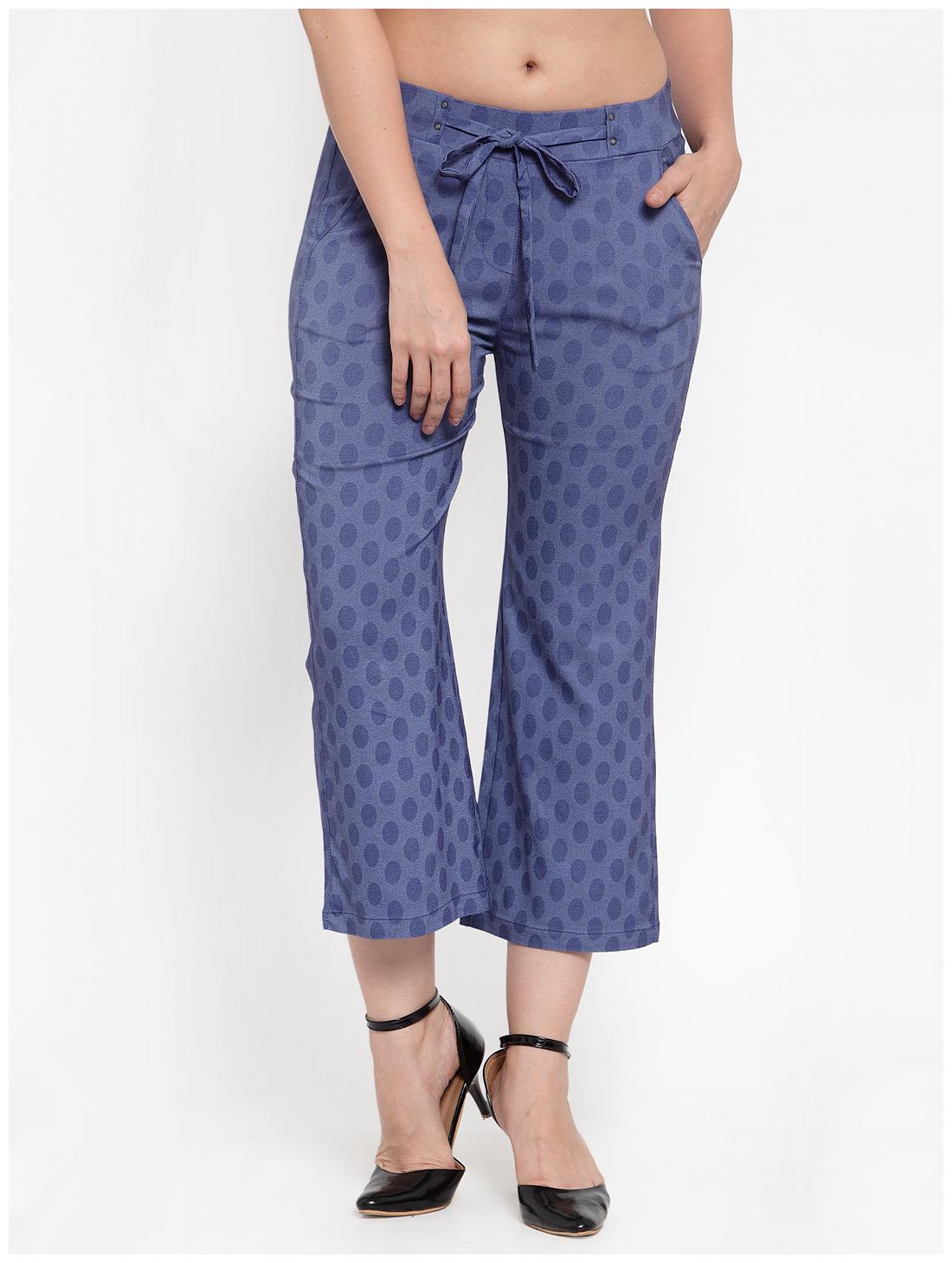 

Westwood Women Blue Flared fit Cullotes