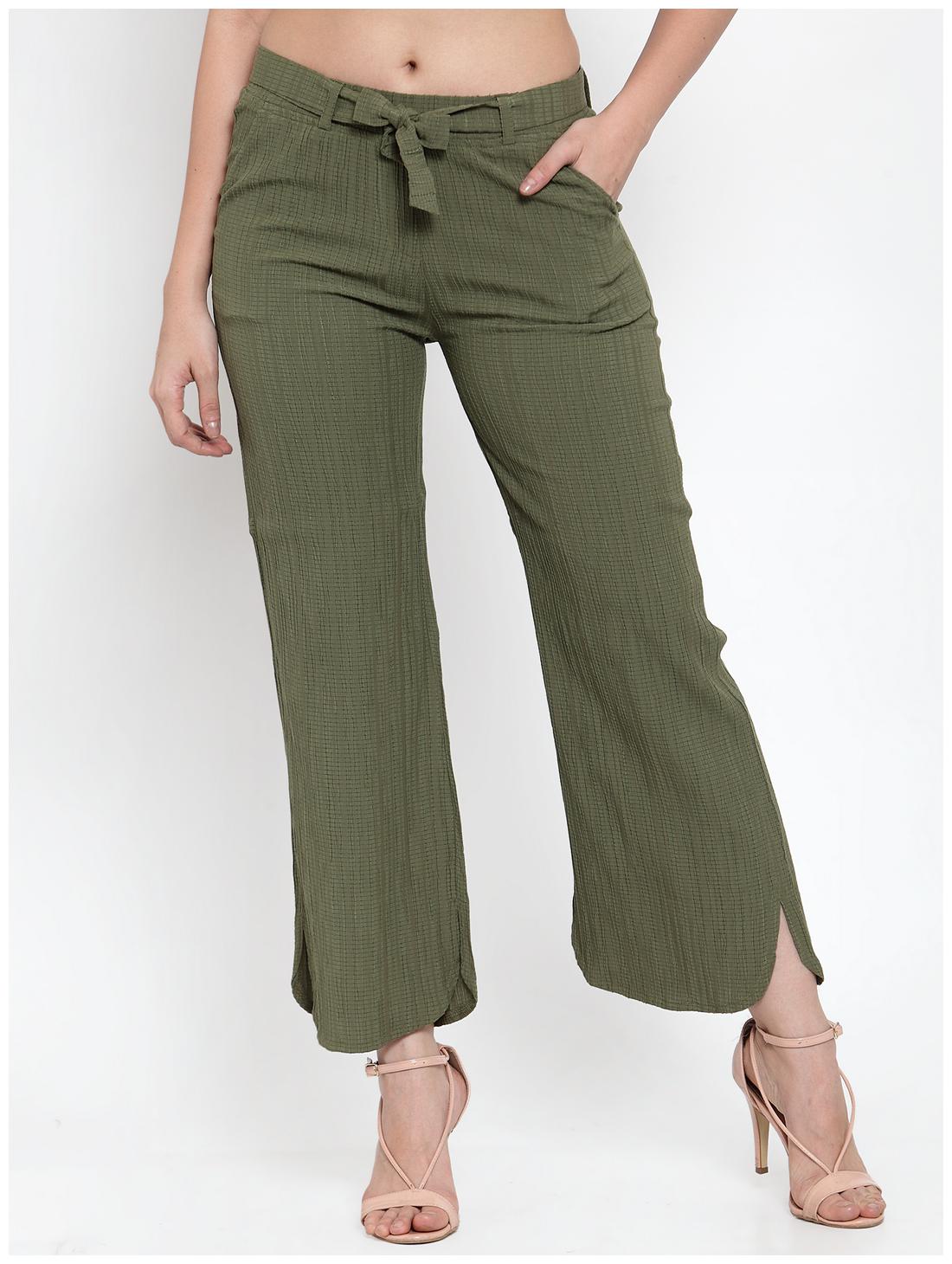 

Westwood Women Green Flared fit Cullotes