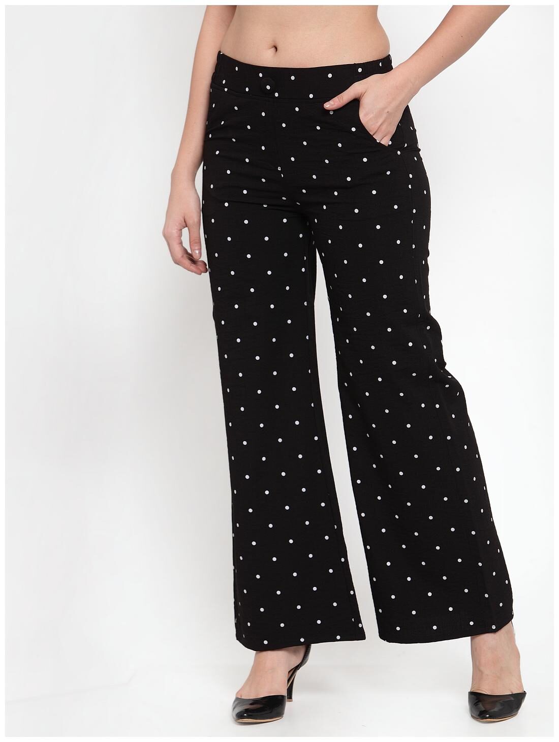 

Westwood Women Black Flared fit Parallels
