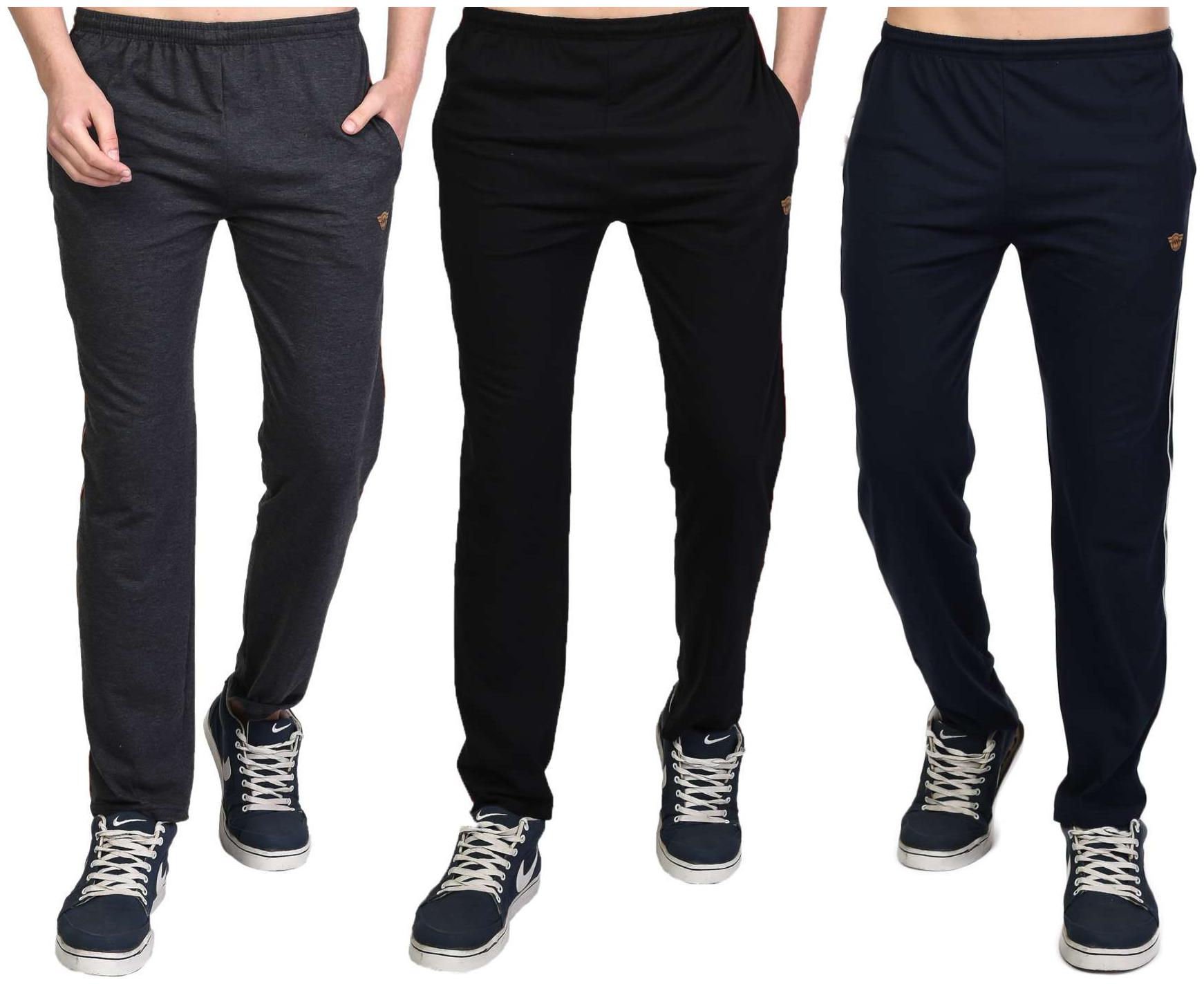 

WHITEMOON Men Multi Solid Regular fit Track pants