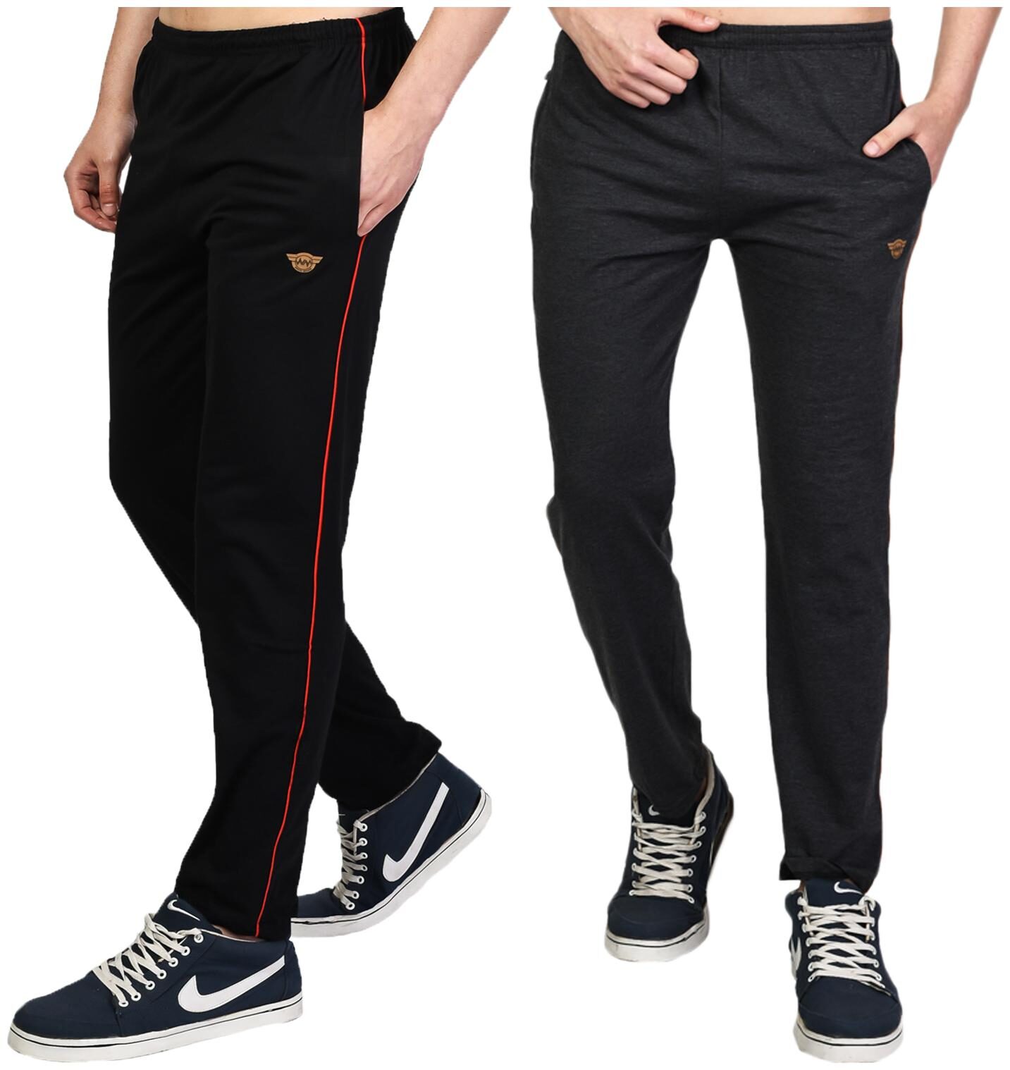 

WHITEMOON Men Multi Solid Regular fit Track pants