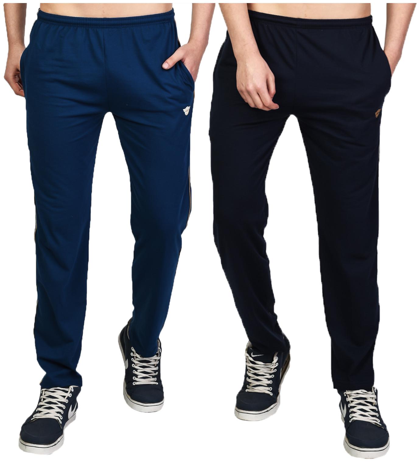 

White Moon Men s Jogger Lower Track Pants Casual Wear (Pack of 2)