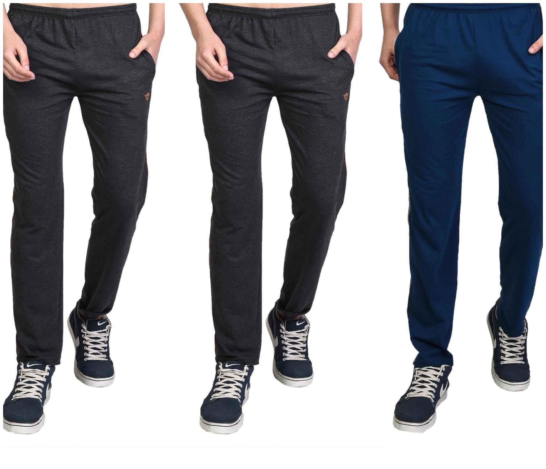

WHITEMOON Men Multi Solid Regular fit Track pants