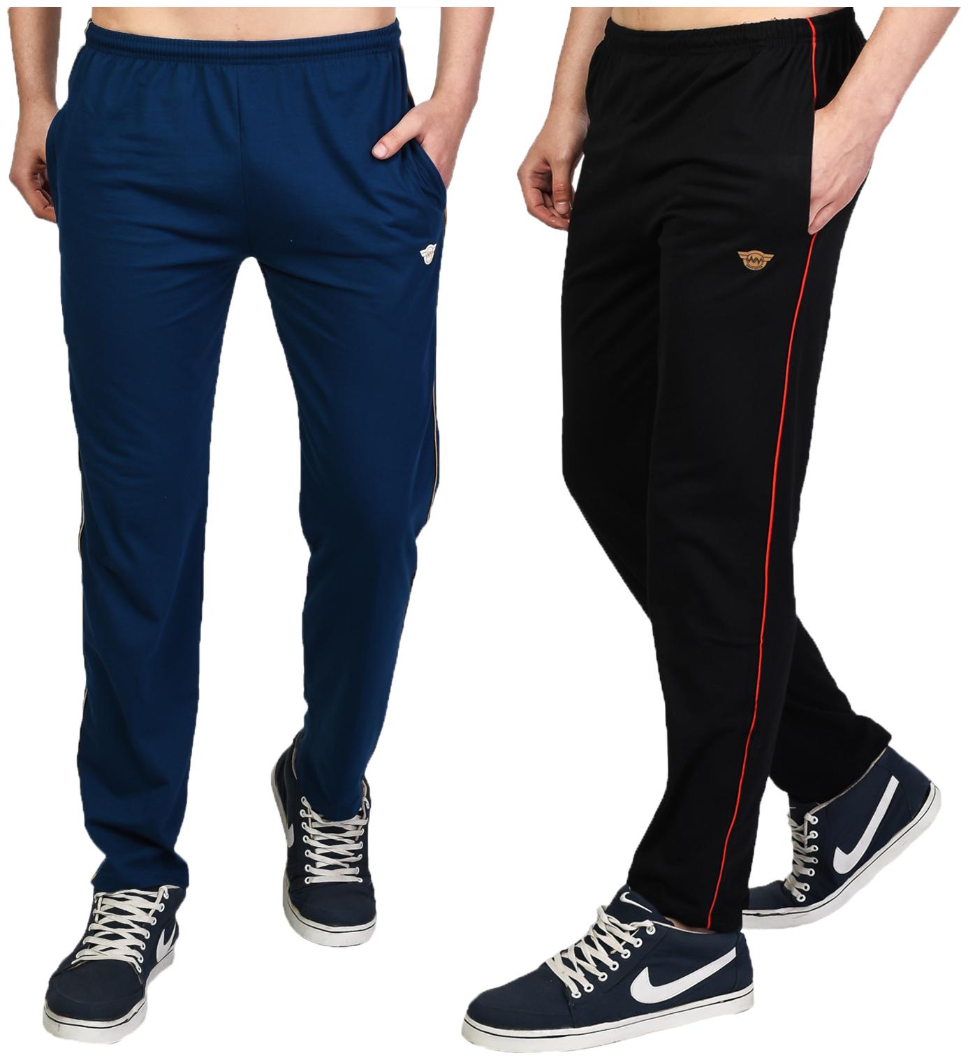 

WHITEMOON Men Multi Solid Regular fit Track pants
