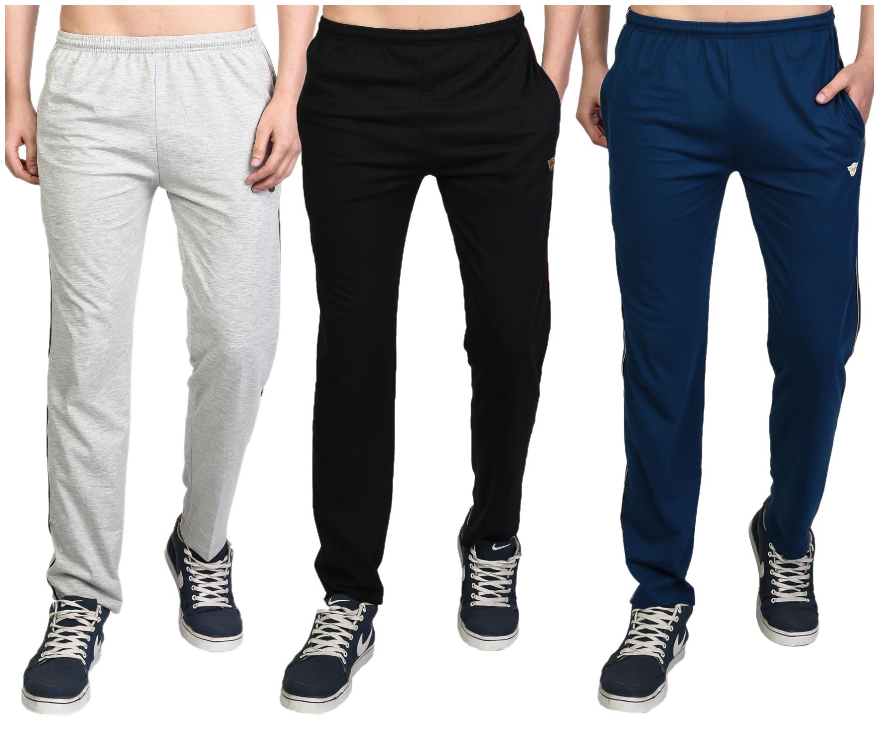 

WHITEMOON Men Multi Solid Regular fit Track pants