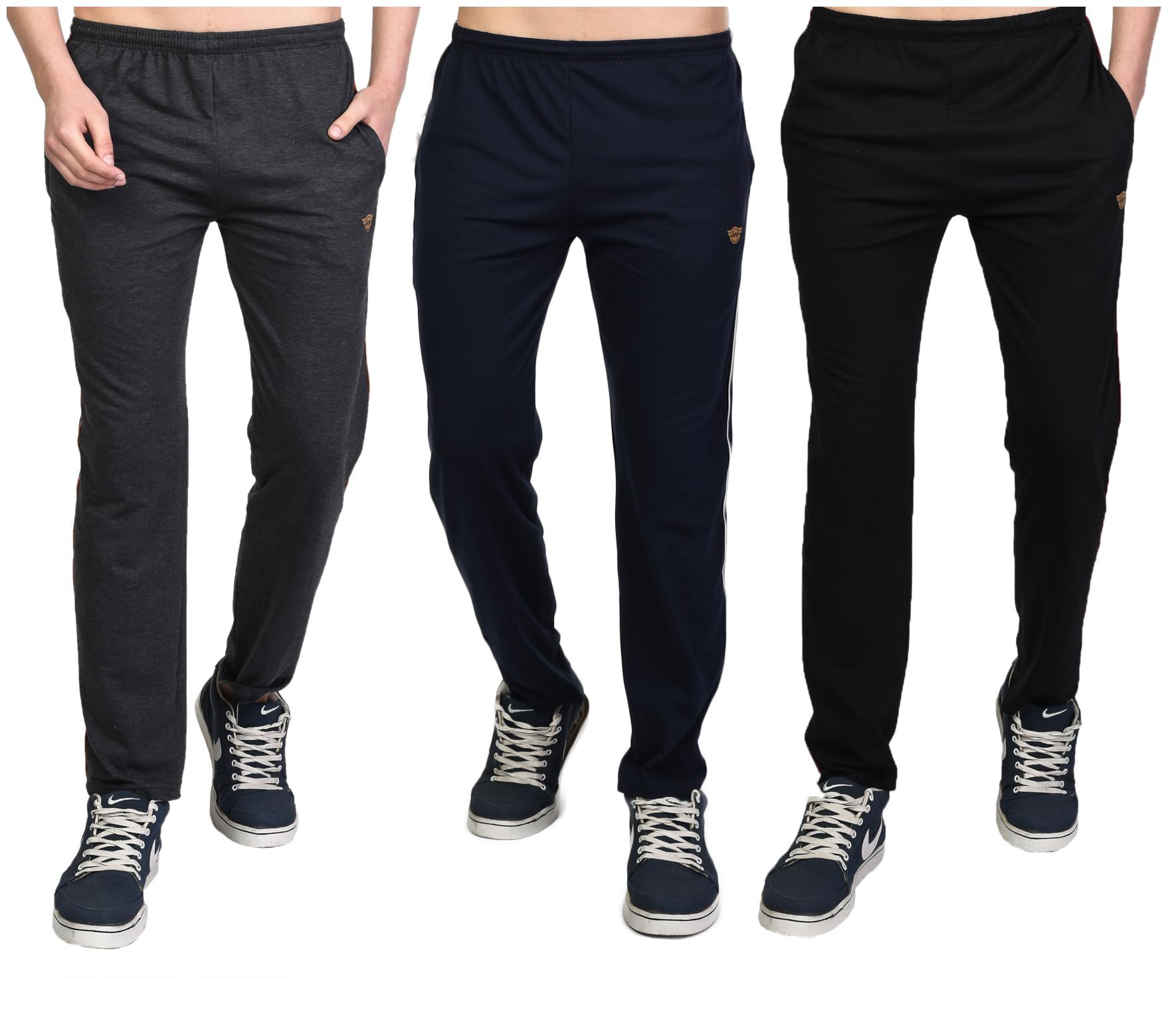 

WHITEMOON Men Multi Solid Regular fit Track pants
