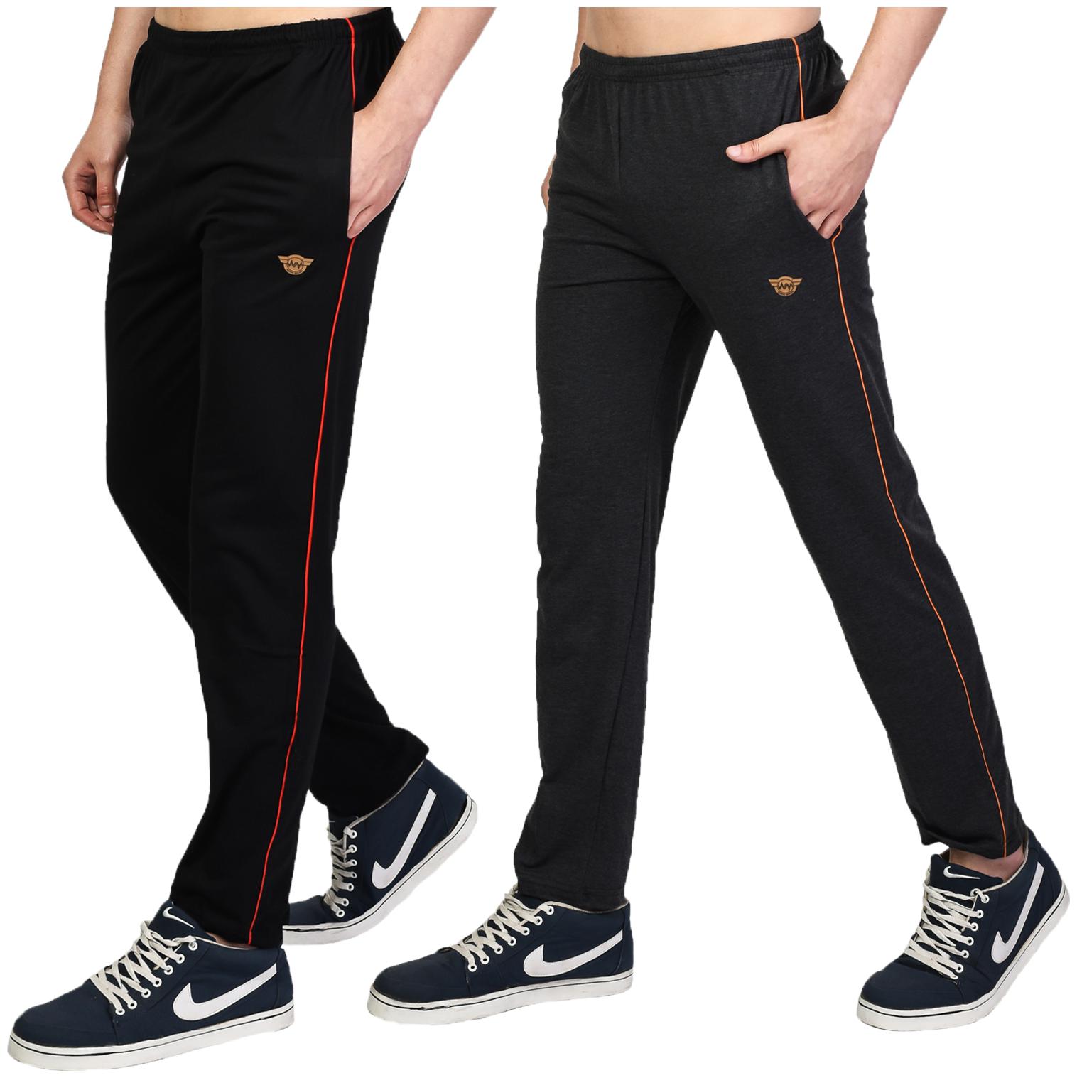 

WHITEMOON Men Multi Solid Regular fit Track pants