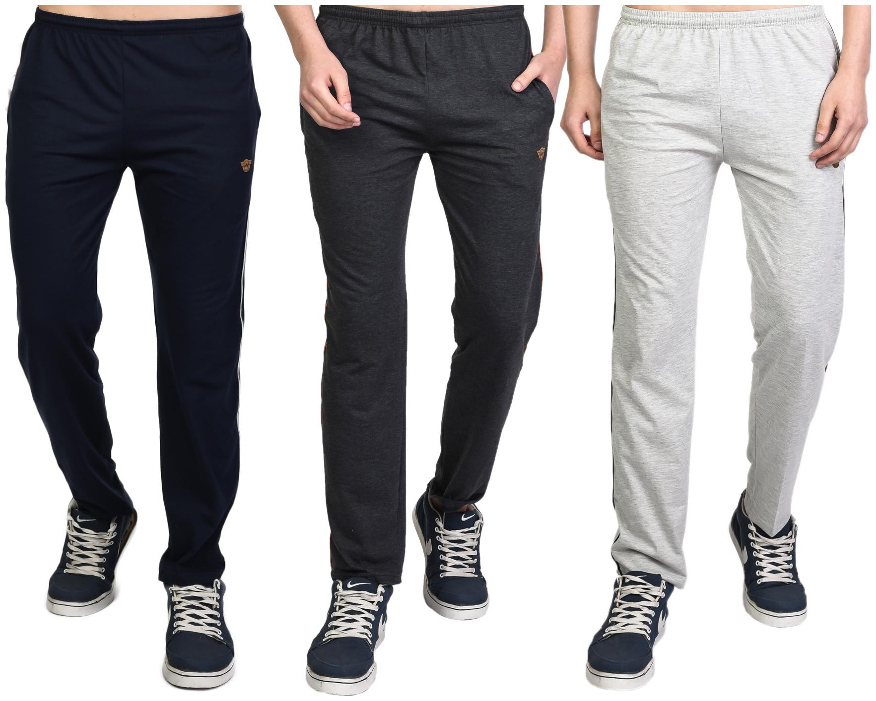

WHITEMOON Men Multi Solid Regular fit Track pants