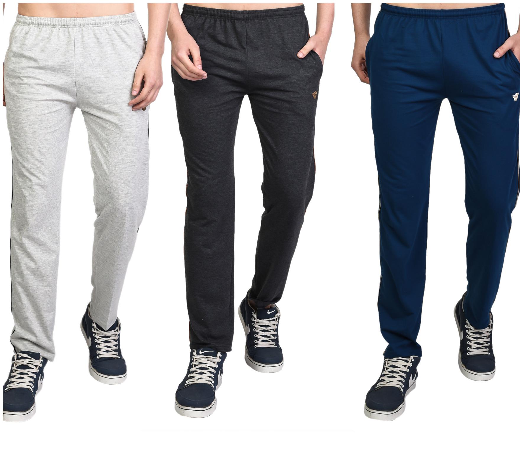 

WHITEMOON Men Multi Solid Regular fit Track pants