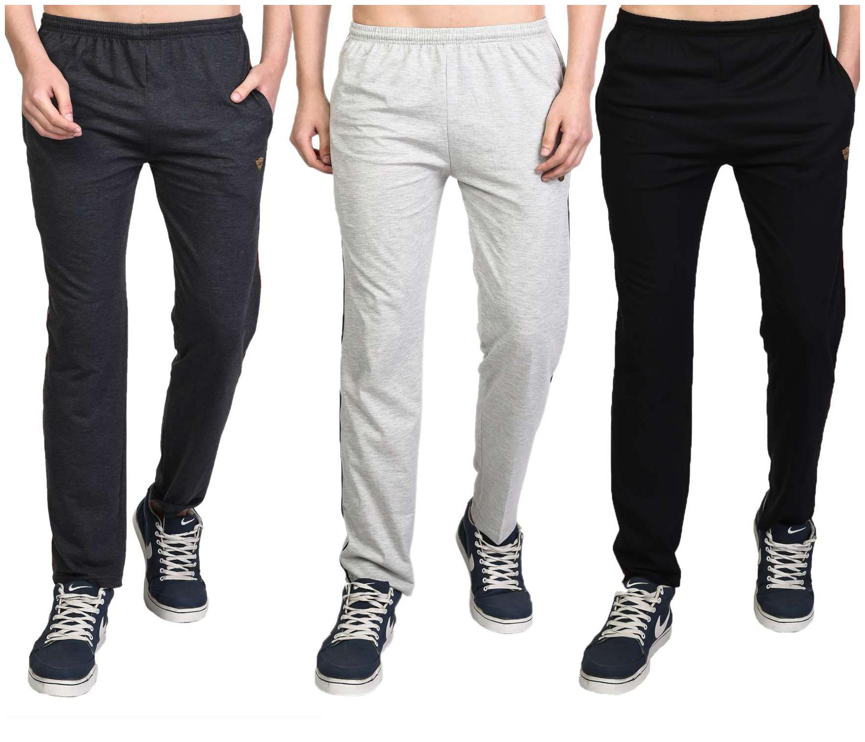 

WHITEMOON Men Multi Solid Regular fit Track pants