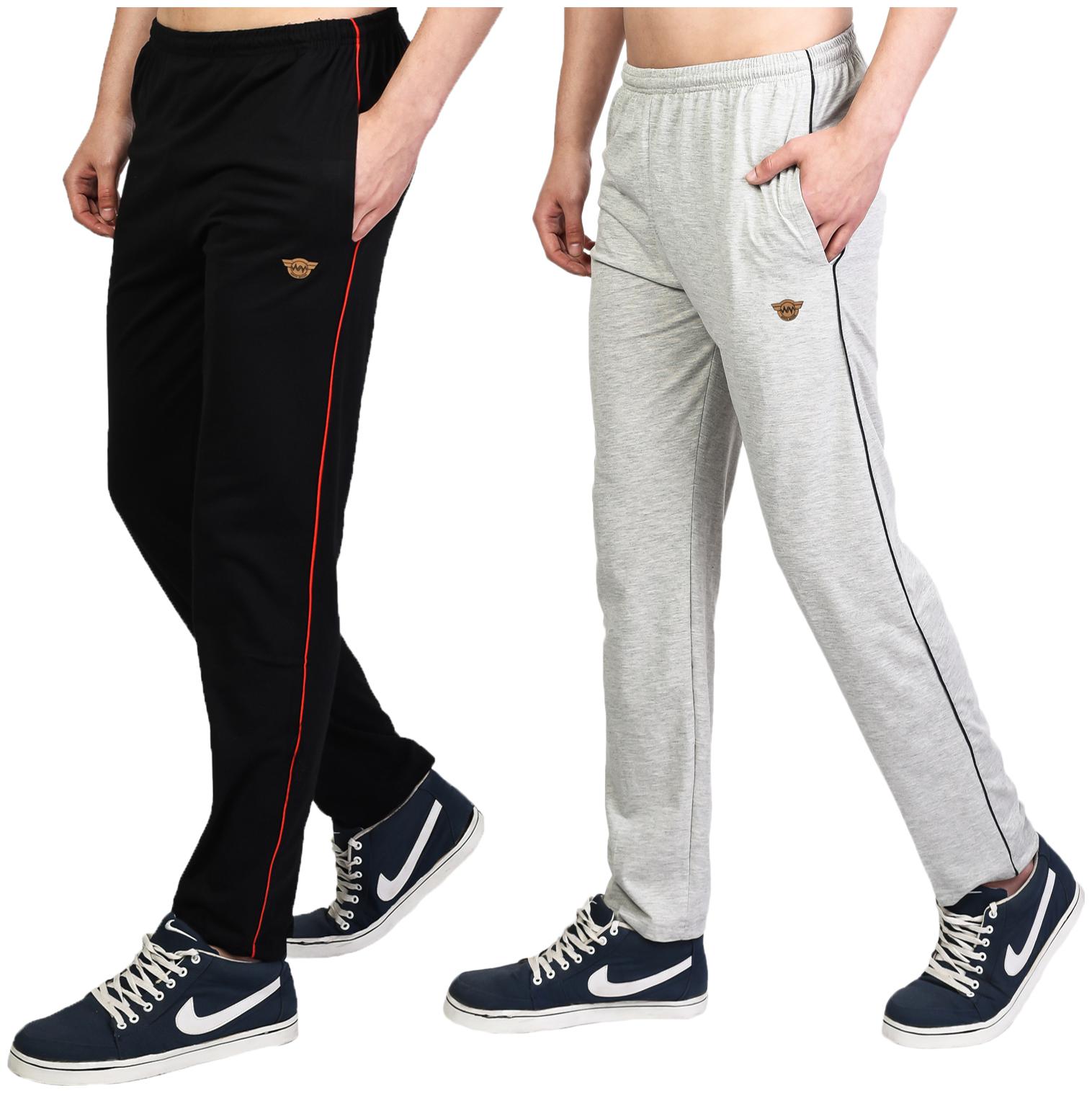 

White Moon Men s Jogger Lower Track Pants Casual Wear (Pack of 2)