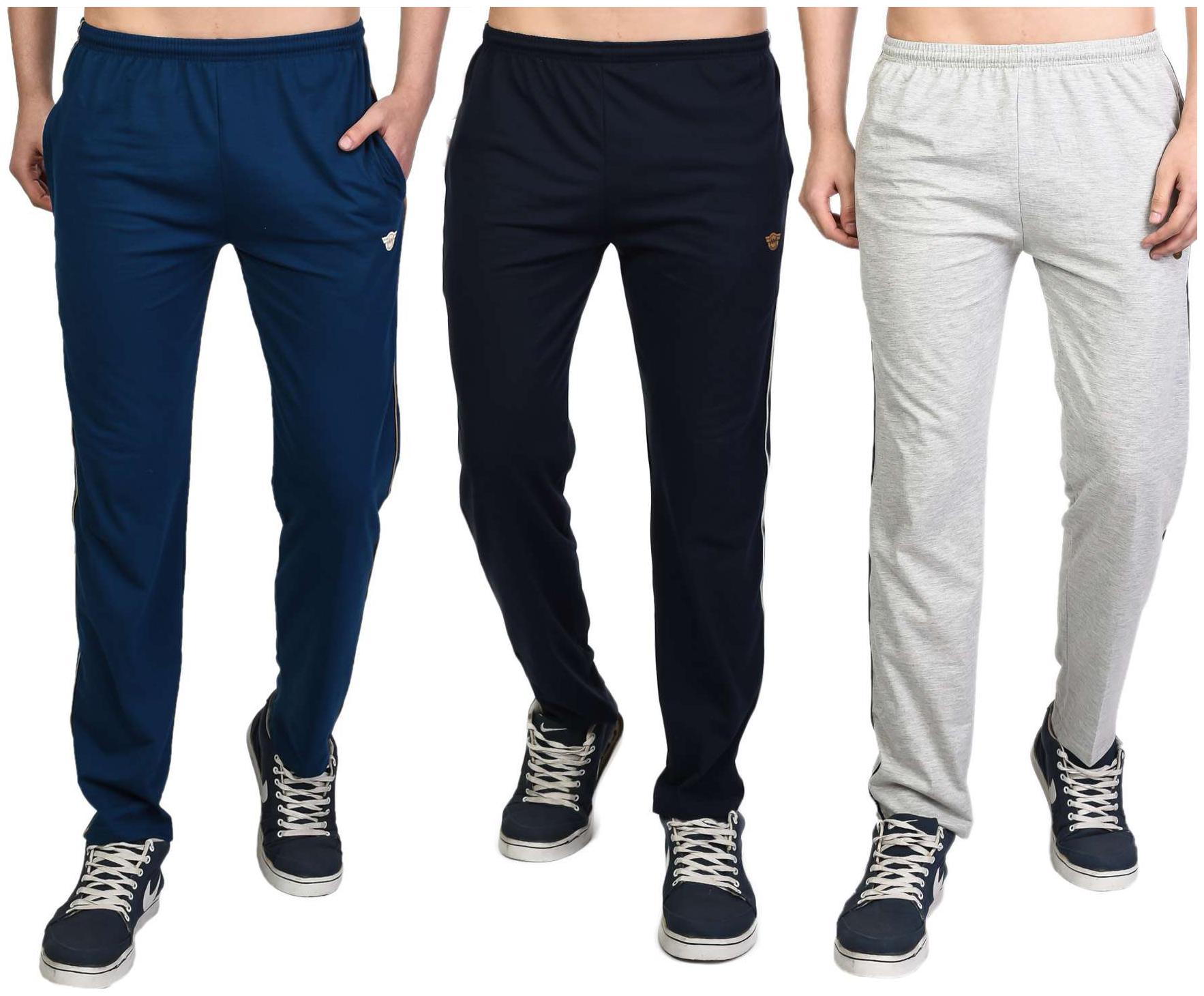 

WHITEMOON Men Multi Solid Regular fit Track pants
