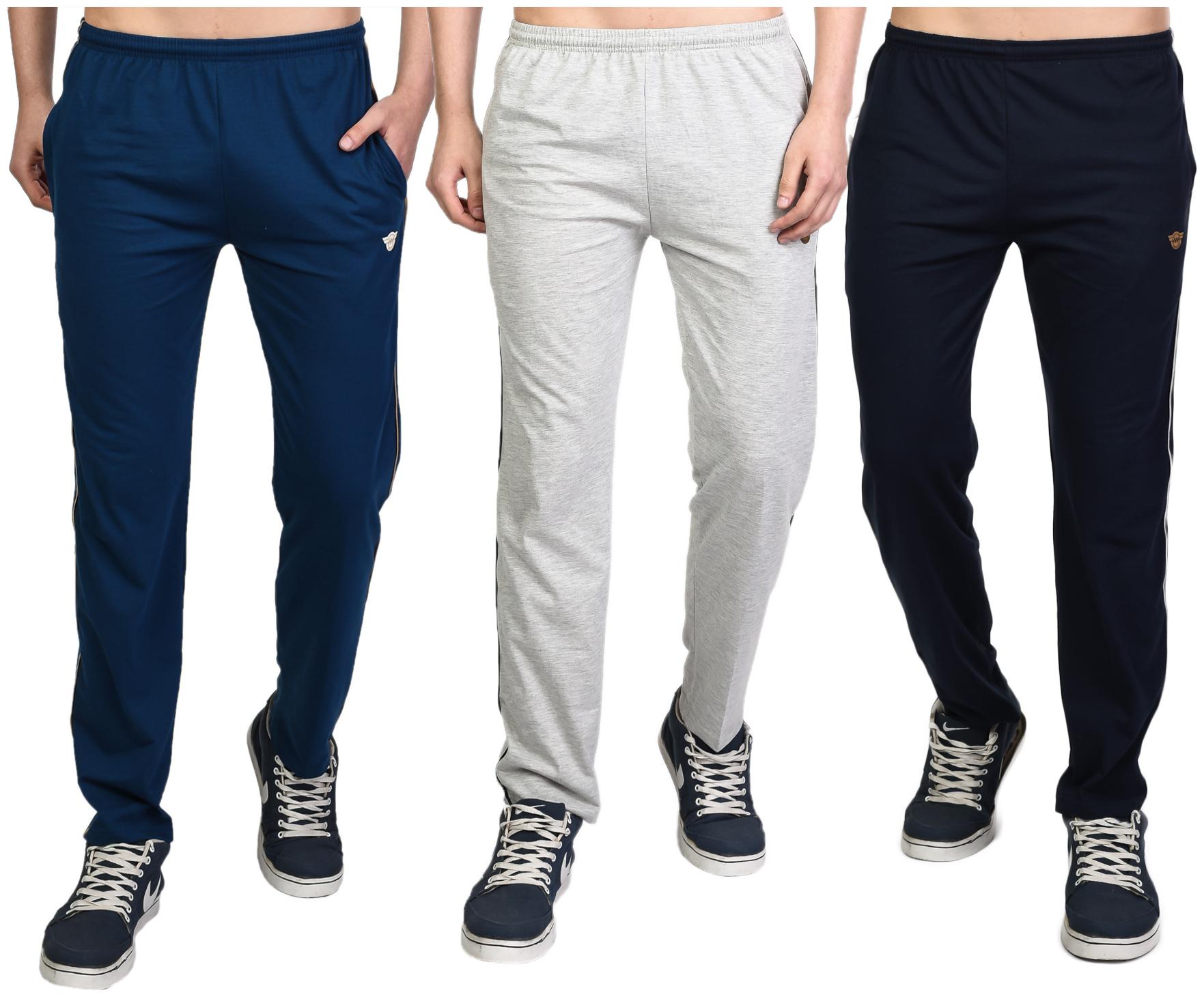 

WHITEMOON Men Multi Solid Regular fit Track pants