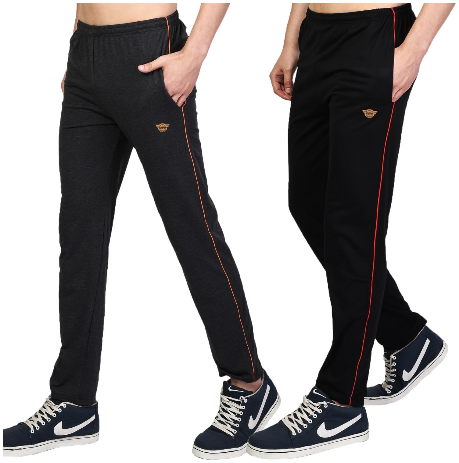 

WHITEMOON Men Multi Solid Regular fit Track pants